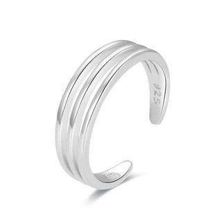Beneto Minimalistický stříbrný prsten na nohu AGGF491 obraz