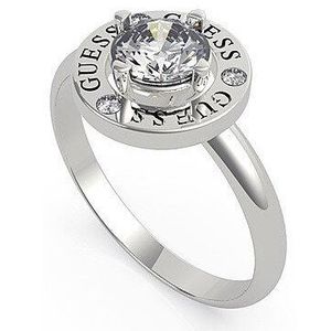 Guess Elegantní ocelový prsten s krystalem UBR20046 56 mm obraz