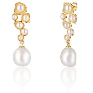 JwL Luxury Pearls Pozlacené perlové náušnice JL0655 obraz