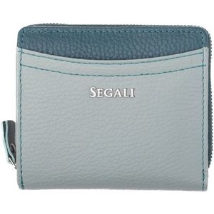 SEGALI Dámská kožená peněženka 7544 B sage/blue obraz