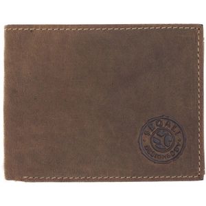 SEGALI Pánská kožená peněženka 979 brown obraz