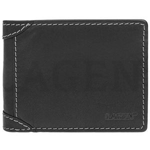 Lagen Pánská kožená peněženka 511462 BLK obraz