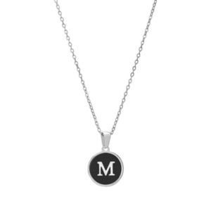 Troli Originální ocelový náhrdelník s písmenem M obraz