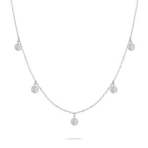 Tamaris Originální ocelový náhrdelník s přívěsky Coins TJ-0447-N-45 obraz