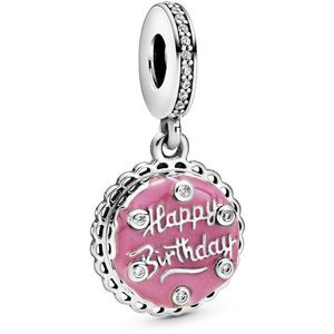 Pandora Stříbrný přívěsek Růžový narozeninový dort 798888C01 obraz