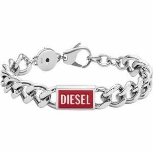 Diesel Výrazný ocelový náramek pro muže DX1371040 obraz
