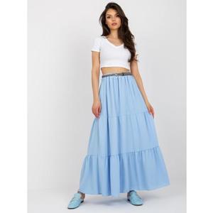 Dámská sukně s volánky WIDA světle modrá obraz