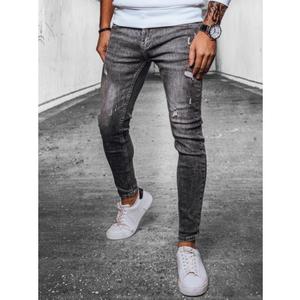 Pánské džínové kalhoty DENIM šedé obraz