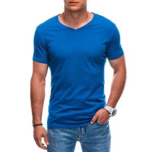Pánské tričko s výstřihem do V EM-TSBS-0101 modré obraz