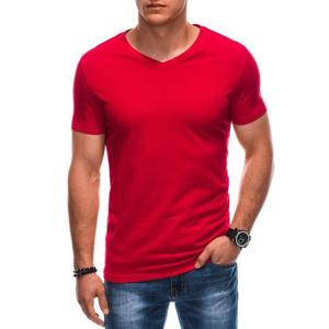 Pánské tričko s výstřihem do V EM-TSBS-0101 červené obraz
