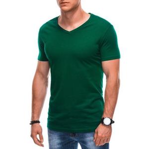 Pánské tričko s výstřihem do V EM-TSBS-0101 zelené obraz