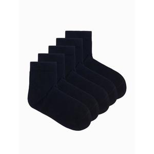 Pánské ponožky U454 černé 5-pack obraz