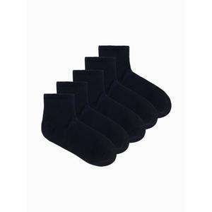Pánské ponožky U459 černé 5-pack obraz
