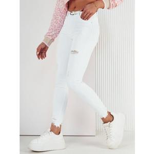 Dámské džínové kalhoty SURIA bílé obraz