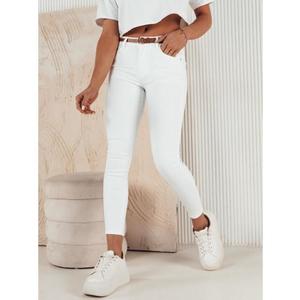 Dámské džínové kalhoty CLARET bílé obraz