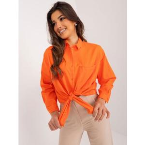 Dámská košile s kapsou BAV oranžová obraz