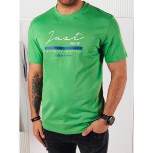 Pánské tričko s potiskem KIK zelené obraz