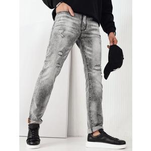 Pánské džínové kalhoty šedé obraz