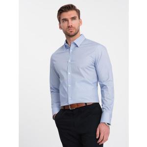 Pánská bavlněná košile REGULAR FIT světle modrá obraz