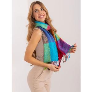 Dámský šátek s barevnými střapci obraz