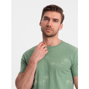 Pánské tričko s potiskem V3 OM-TSFP-0179 zelená obraz