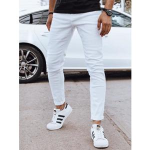 Pánské džínové kalhoty bílé obraz