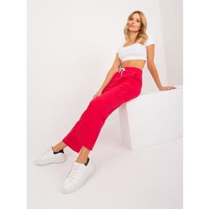 červené basic kalhoty obraz