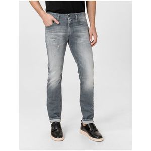 Pánské džínové kalhoty SLIM FIT šedé obraz