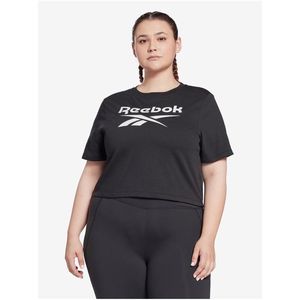 Černé dámské sportovní tričko Reebok obraz
