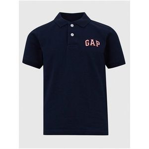 Tmavě modré klučičí polo tričko logo GAP obraz