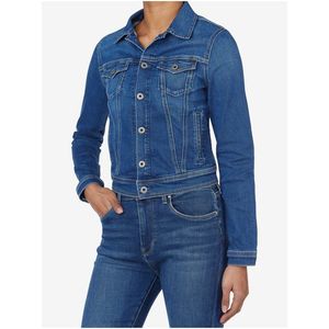 Modrá dámská džínové bunda Pepe Jeans Core obraz