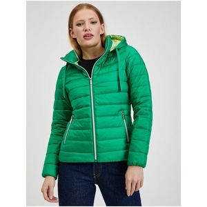 Zelená dámská zimní prošívaná bunda ORSAY obraz