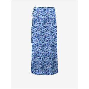 Modrá dámská vzorovaná maxi sukně ONLY Nova - Dámské obraz