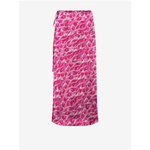 Růžová dámská vzorovaná maxi sukně ONLY Nova obraz