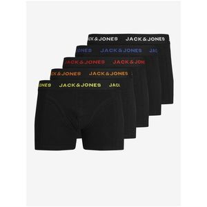 Sada pěti pánských boxerek v černé barvě Jack & Jones Black Friday obraz