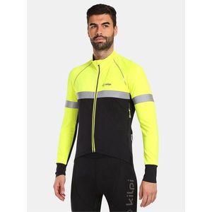 Žluto-černá pánská softshellová cyklistická bunda Kilpi NERETO-M obraz