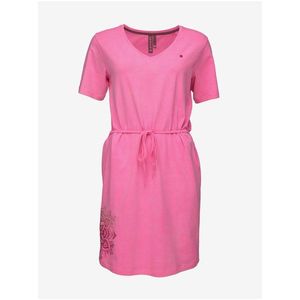 Růžové dámské šaty LOAP ABZOKA obraz
