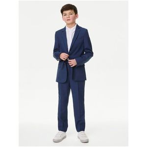 Tmavě modré klučičí oblekové kalhoty Marks & Spencer Mini Me obraz