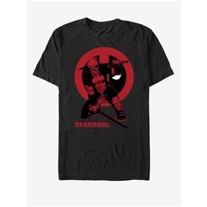Černé unisex tričko Marvel Samurai Deadpool obraz