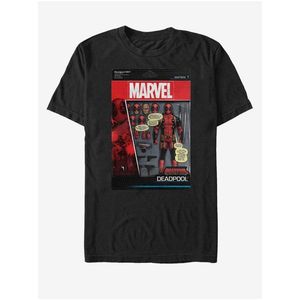 Černé unisex tričko Marvel DeadPool Toy Soldier obraz