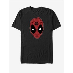 Černé unisex tričko Marvel Deadpool Sugar Skull obraz