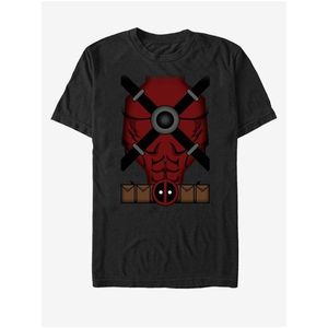 Černé unisex tričko Marvel Deadpool Costume obraz