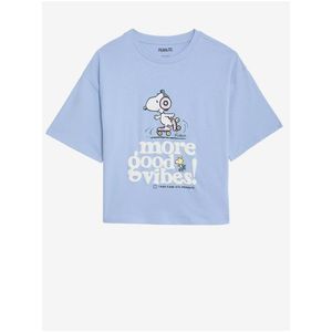 Světle modré holčičí tričko s motivem Marks & Spencer Snoopy™ obraz