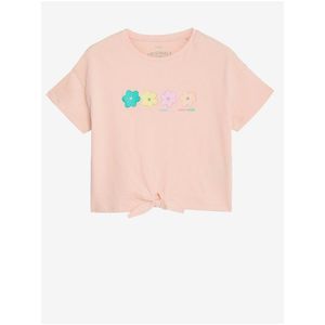 Růžové holčičí tričko s potiskem Marks & Spencer obraz