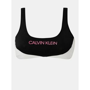 Bílo-černý horní díl plavek Calvin Klein Underwear obraz