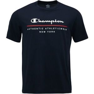 Champion LEGACY Pánské tričko, tmavě modrá, velikost obraz