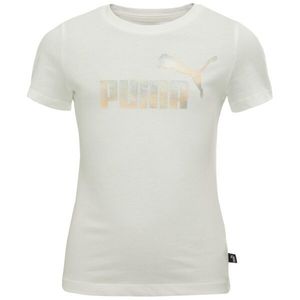 Puma ESSENTIALS + SUMMER DAZE TEE G Dívčí triko, bílá, velikost obraz