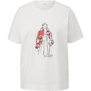 s.Oliver RL T-SHIRT Dámské tričko, bílá, velikost obraz