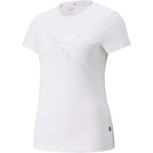 Puma SUMMER GRAPHIC TEE Dámské sportovní triko, bílá, velikost obraz