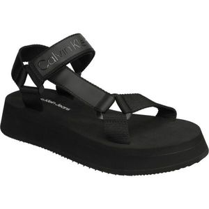 Calvin Klein SANDAL VELCRO WEBBING Dámské sandály, černá, velikost obraz